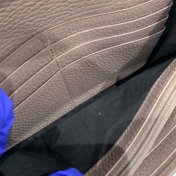 Gucci Pink Guccissima GG Clutch Sku#85436(Gently used,snap loose, missing strap) - Picture 12 of 15